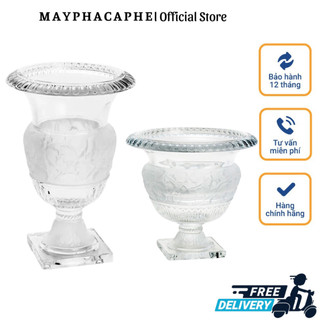 Set lọ pha lê bohemia antique, bình hoa pha lê, hàng chính hãng, nhập đức
