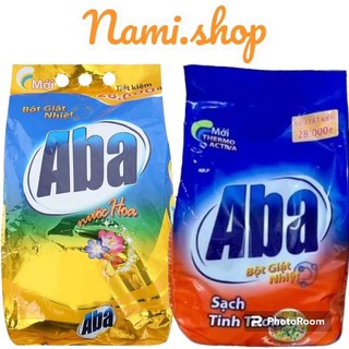 Bột giặt nhiệt Aba 4.3kg Và 4kg hương nước hoa sạch tinh tươm .