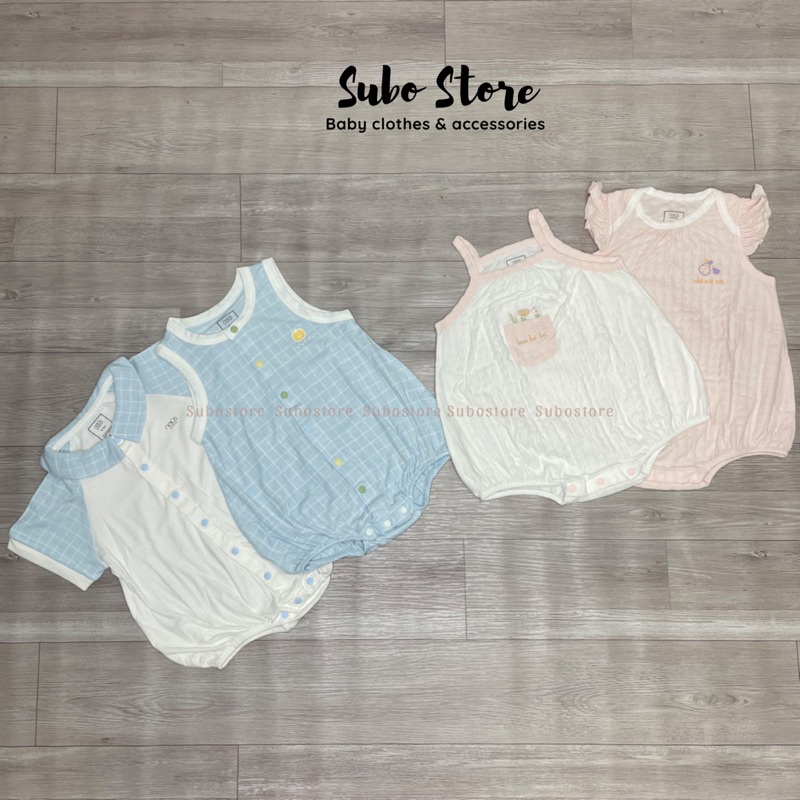 Set 2 body cho bé trai bé gái xinh xắn dễ thương từ 0-10kg