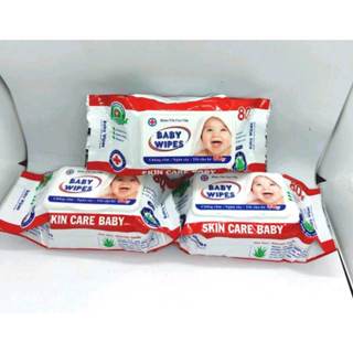 80G Khăn giấy ướt Baby Wipes - 80 tờ