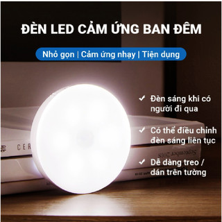 Đèn LED cảm ứng chuyển động trong bóng tối,công tắc điều chỉnh ,sử dụng pin sạc cao cấp,tặng cáp sạc