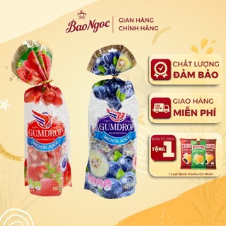 Kẹo dẻo trái cây vị dâu, việt quất hình tháp