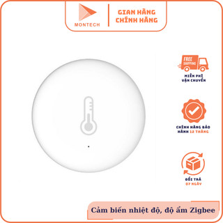 [Bảo hành 6 tháng] Cảm biến nhiệt độ độ ẩm Zigbee TUYA dùng Hub Zigbee