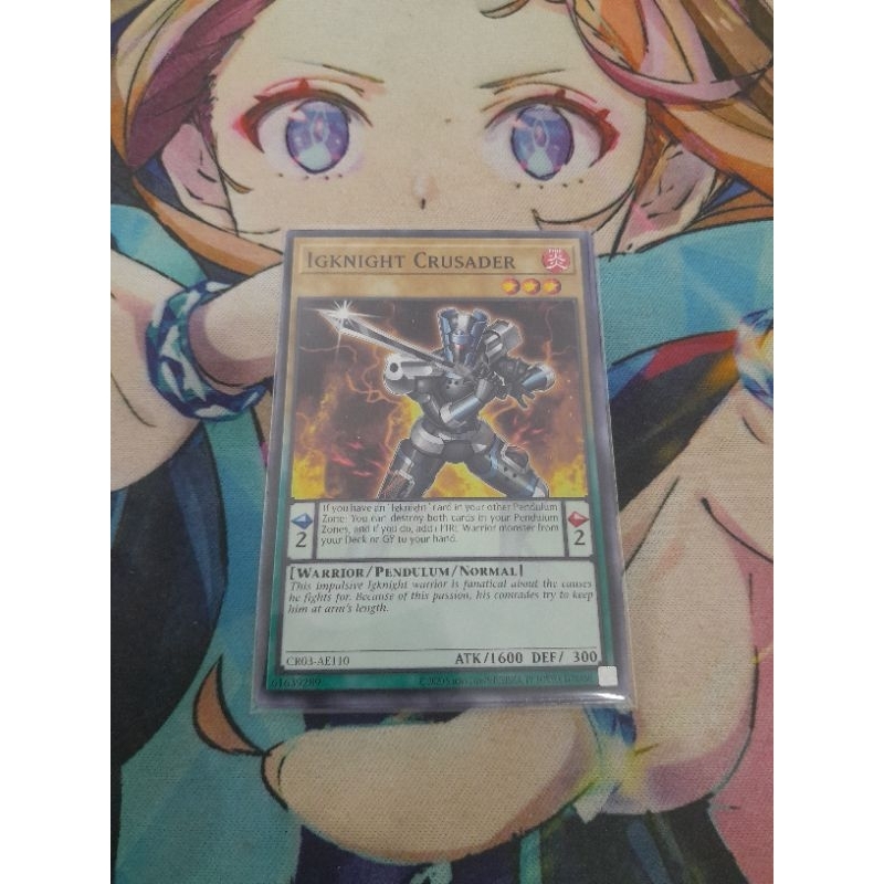 [ 01072024 ] Thẻ bài Yugioh chính hãng Igknight Crusader - CR03-AE110 - Common