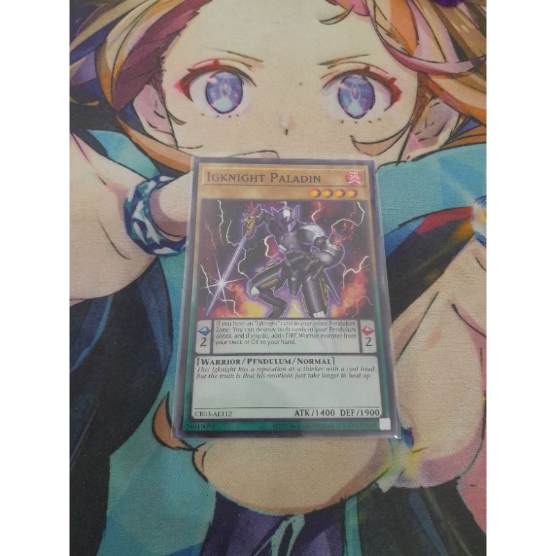[ 28062024 ] Thẻ bài Yugioh chính hãng Igknight Paladin - CR03-AE112 - Common