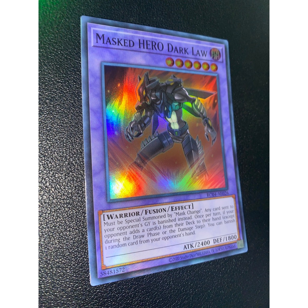 RC04-AE026 Masked HERO Dark Law - Super Rare