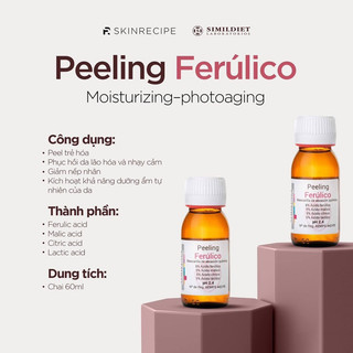 Cặp peel căng bóng thanh lọc da Ferulico Peeling + Argilac mask Simildiet