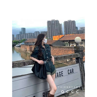 Jum jean gấp gầu kèm belt qcl1[ Hàng Sẵn]