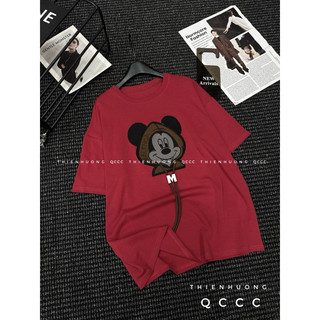 Phông mickey đỏ form rộng Bui Lan Anh