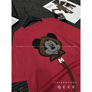 Phông mickey đỏ form rộng Bui Lan Anh