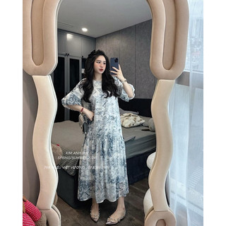 Váy tơ Dì o đuôi cá sang chảnh Kim Anh Bùi