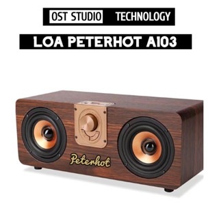 Loa Bluetooth A103 Công Suất Khủng, Cộng Hưởng 2 Bên, Loa Bluetooth Peterhot A103 Âm Bass Cực Đỉnh - Thiết Kế Sang Trọng