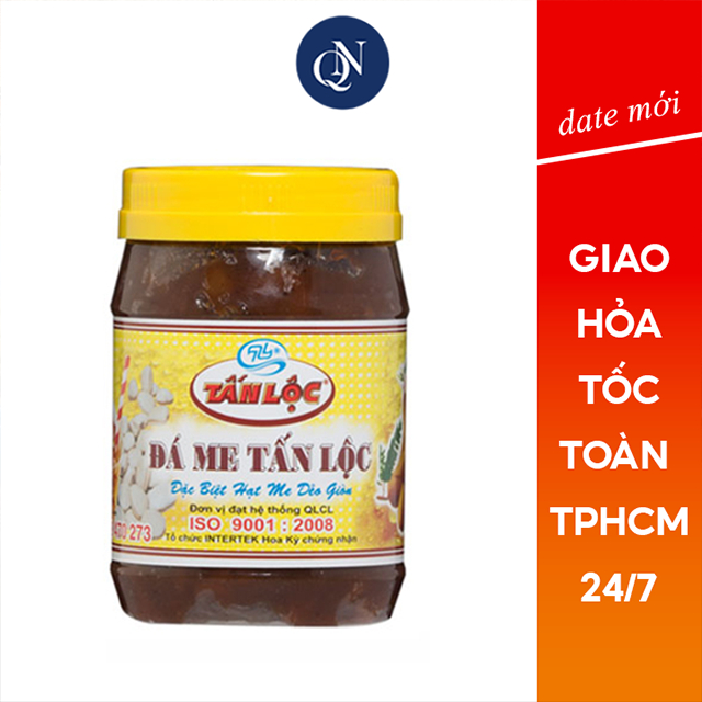 Đá Me Tấn Lộc Hủ 900gr, Hạt me dẻo giòn