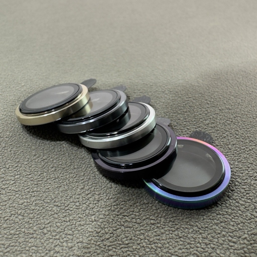 [ 2 Tầng ] Kính cường lực bảo vệ camera 2 tầng iphone 15/14/13/12/11/pro/max/plus/mini/titan tặng kèm giấy lau- Bộ 3 Mắt | BigBuy360 - bigbuy360.vn