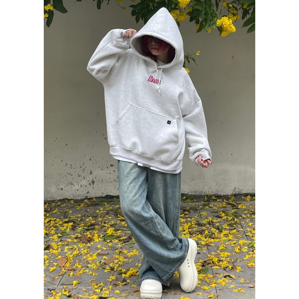 Áo Hoodie LMC lumihouse, Áo Nỉ Bông Xám Tiêu Form Rộng Dài Tay Unisex Nam Nữ Cao Cấp | BigBuy360 - bigbuy360.vn