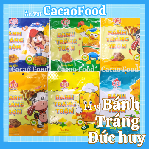 Bánh Tráng Trộn Đức Huy 14 Vị Gói 25g