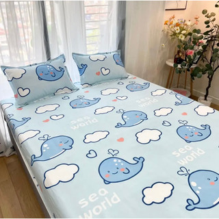Bộ ga kèm đôi vỏ gối poly cotton siêu ngộ nghĩnh m6 hoặc m8 ( được chọn mẫu và xem hàng)