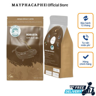 Cà phê robusta đăk lăk, cafe hạt nguyên chất, vị đắng đậm, thơm ngậy chocolate, dùng pha phin, pha máy