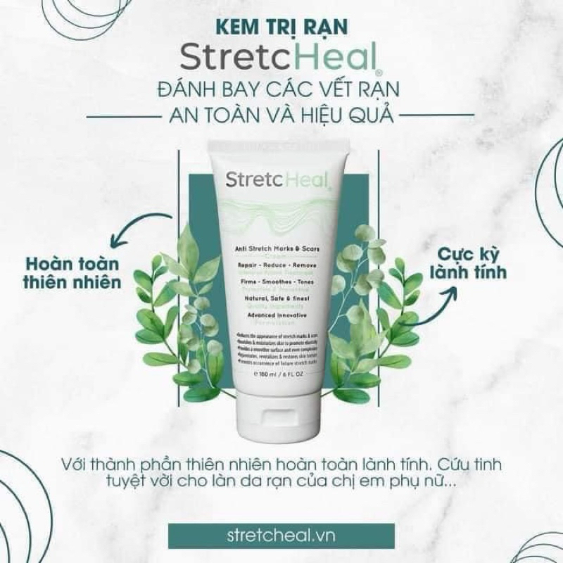 ( Nội địa Mỹ, đủ bill, date 2026) Kem trị rạn da Stretch Heal