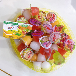 Túi 700gr thạch rau câu trái cây jojo. Date mới 12 tháng.