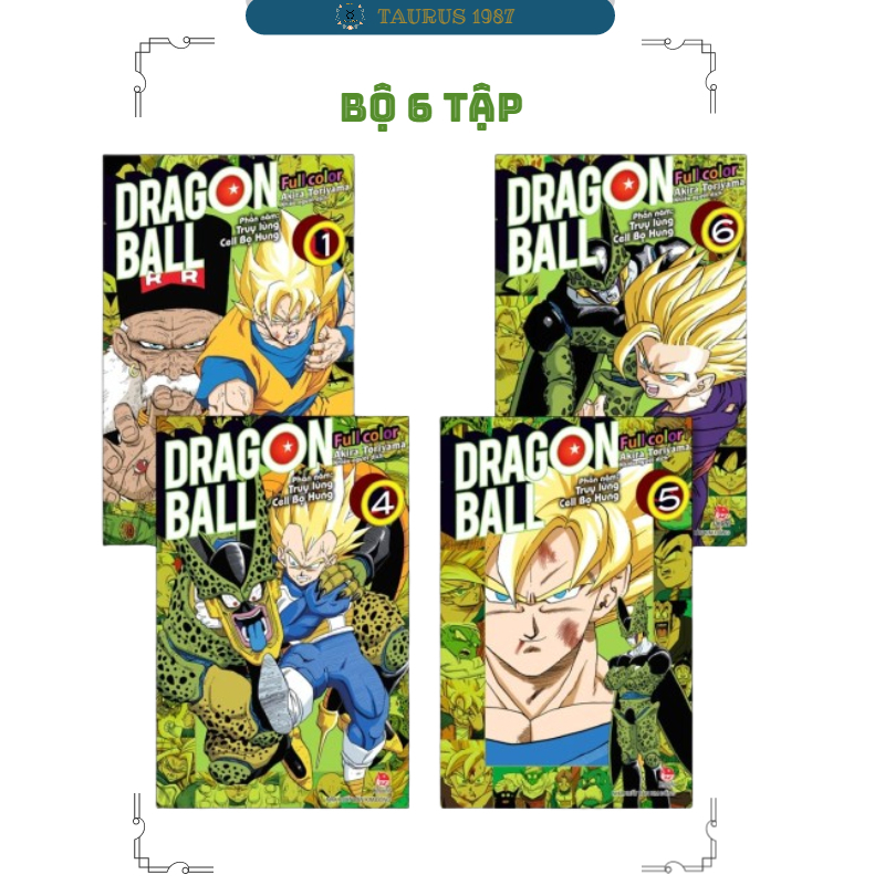 Sách Truyện Dragon Ball Full Color - Phần Năm: Truy Lùng Cell Bọ Hung (Bộ 6 Tập) - Akira Toriyama - Kim Đồng