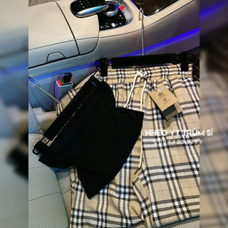 Set quần kẻ áo quây