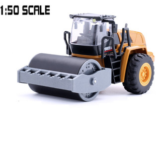 Xe lu đất đồ chơi trẻ em mô hình tỉ lệ 1:50 bằng kim loại và nhựa