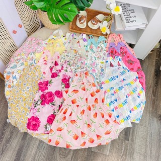 Váy hàn xuất dư hè2024 sắc xinh xắn cho bé gái từ 8-22kg thời trang hè bé gái, váy xinh