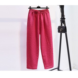 Quần mặc nhà kẻ caro lưng thun, quần caro dài, quần caro Baggy Bigsize 100kg CR1
