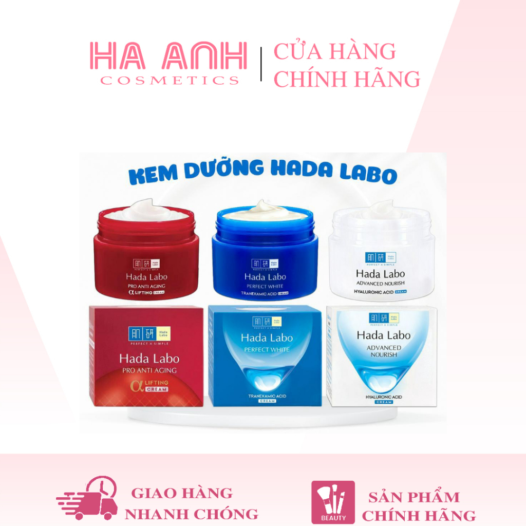 Kem Dưỡng Ẩm Làm Sáng Da Hada Labo 50g