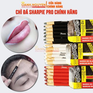 Chì Đá Sharpie Pro Chính Hãng USA - Phẩy Sợi Lông Mày Siêu Nét (Lẻ)