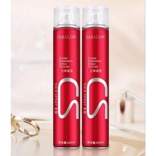 Gôm xịt tóc tạo kiểu Sabalon đỏ 420ml - Keo xịt tóc Sabalon đỏ 420ml