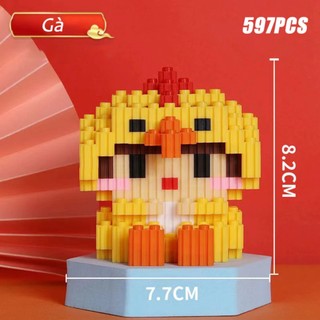 ( Quà tặng) LEGO 12 con giáp