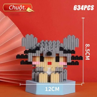 ( Quà tặng) LEGO 12 con giáp