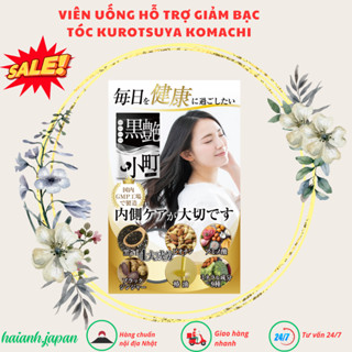 VIÊN UỐNG GIẢM TÓC BẠC SỚM KUROTSUYA KOMACHI 60 VIÊN