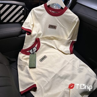 Áo Thun GC Thêu Logo Trước Ngực Form Rộng Tay Lỡ Chất Vải Cotton 100% Cao Cấp Thoáng Mát