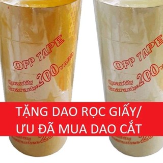 [RẺ] Băng Keo 200Y /300Y /500YA - 2.5kg/ 2.1kg/ 2.0kg/ 1.8kg tặng 1 dao rọc giấy khi chọn quà tặng kèm