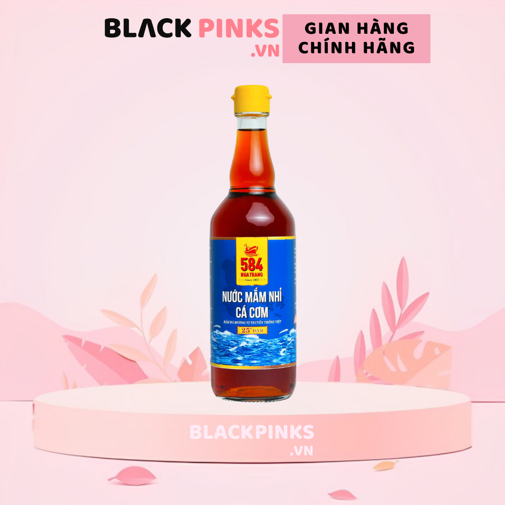 Nước mắm Nhỉ Cá cơm 584 Nha Trang 25 độ /35 độ đạm 510ml