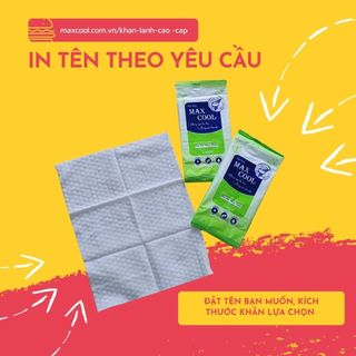 100 cái khăn ướt Max cool (16 x 19cm) K1