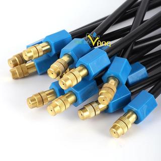10 đầu tưới phun sương đầu đồng có que uốn nối dài kèm tê hơi 8