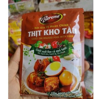 Xốt gia vị thịt kho tàu Barona 80g