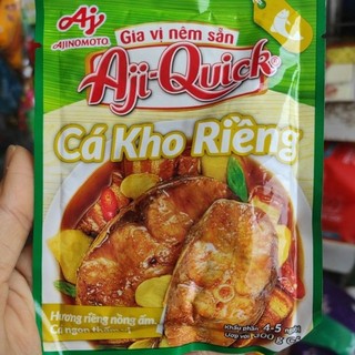 Gói gia vị nêm sẵn cá kho riềng Aji-Quick - gói 29g