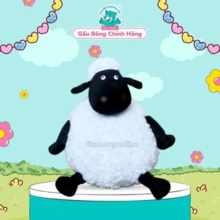 Gấu Nhồi Bông Cừu Bông Béo Đáng Yêu Kích Thước 55cm, Gấu Bông Online Cao Cấp