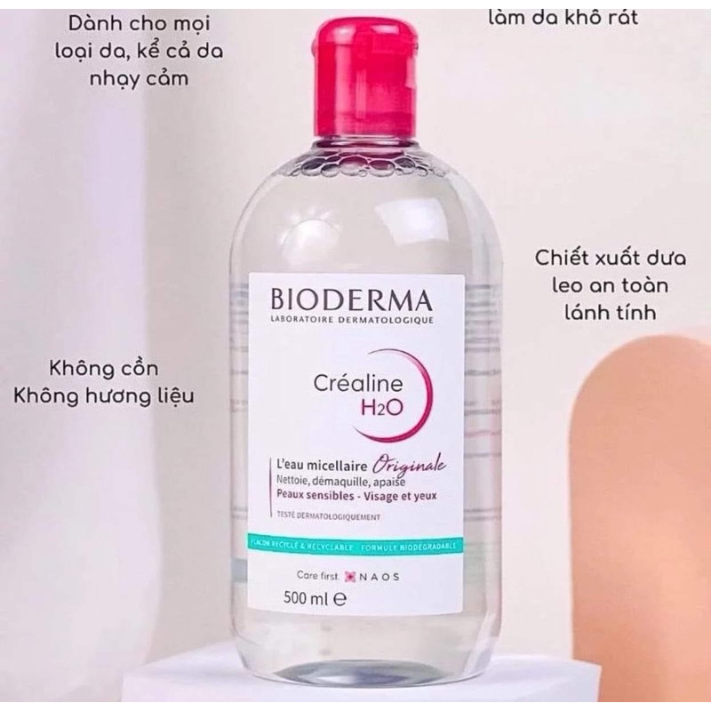 [Hcm]Bioderma - Nước Tẩy Trang 500Ml Bản Pháp