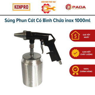 Súng Phun Cát Có Bình Chứa inox 1000ml -Súng Phun Cát Cầm Tay