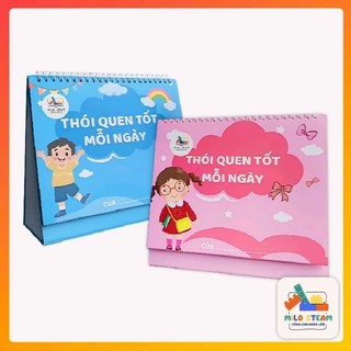 Bộ lịch rèn thói quen tốt mỗi ngày,sổ tay rèn luyện tính kỉ luật tự giác