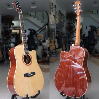 Đàn guitar acoustic yamaha f3000 2024 có EQ - Tặng 12 phụ kiện và bảo hành 2 năm tại vinaguitar