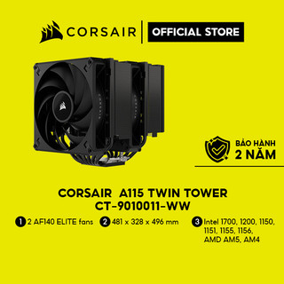Tản nhiệt khí Corsair A115 Twin Tower CT-9010011-WW