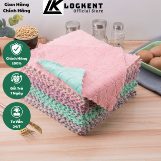 Khăn Lau Bếp Lau Tay Vuông Đa Năng Chất Bông Dày Dệt Mềm Mại Siêu Thấm Nước, Bảo Vệ Sức Khỏe Gia Đình LOGKENT