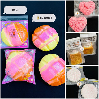 Squishy bánh mì siêu mềm kèm bao bì